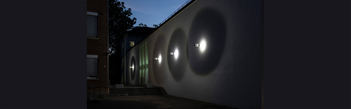 Joachim Fleischer, Inversion, Lichtinstallation an der Kunsthalle Göppingen, 2026